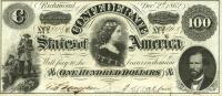 p55 from Confederate States of America: 100 Dollars from 1862